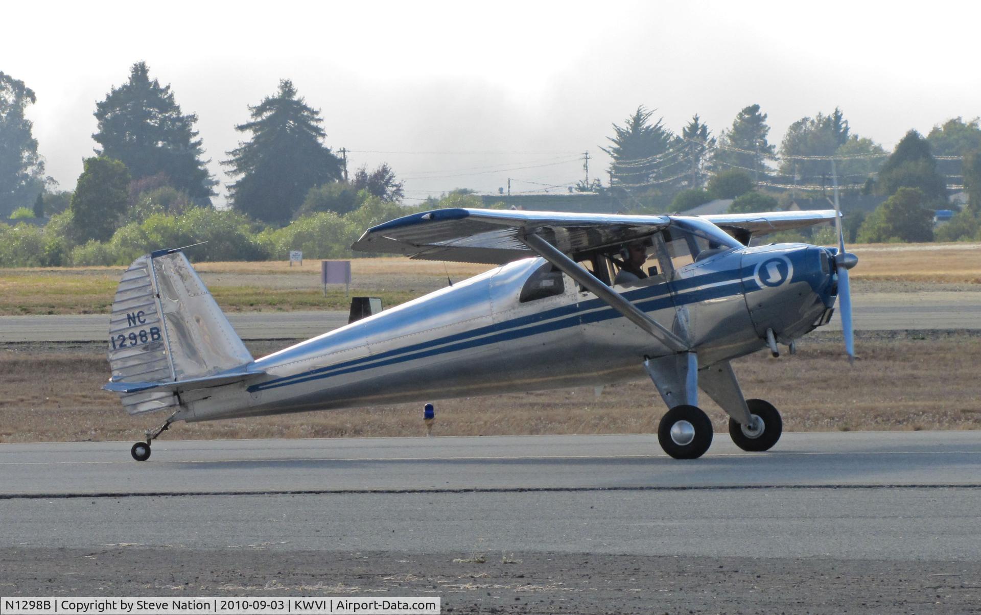 N1298B, 1947 Luscombe 8E Silvaire C/N 5925, 1977 Luscombe 8E painted as NC1298B landing @ Watsonville Fly-In