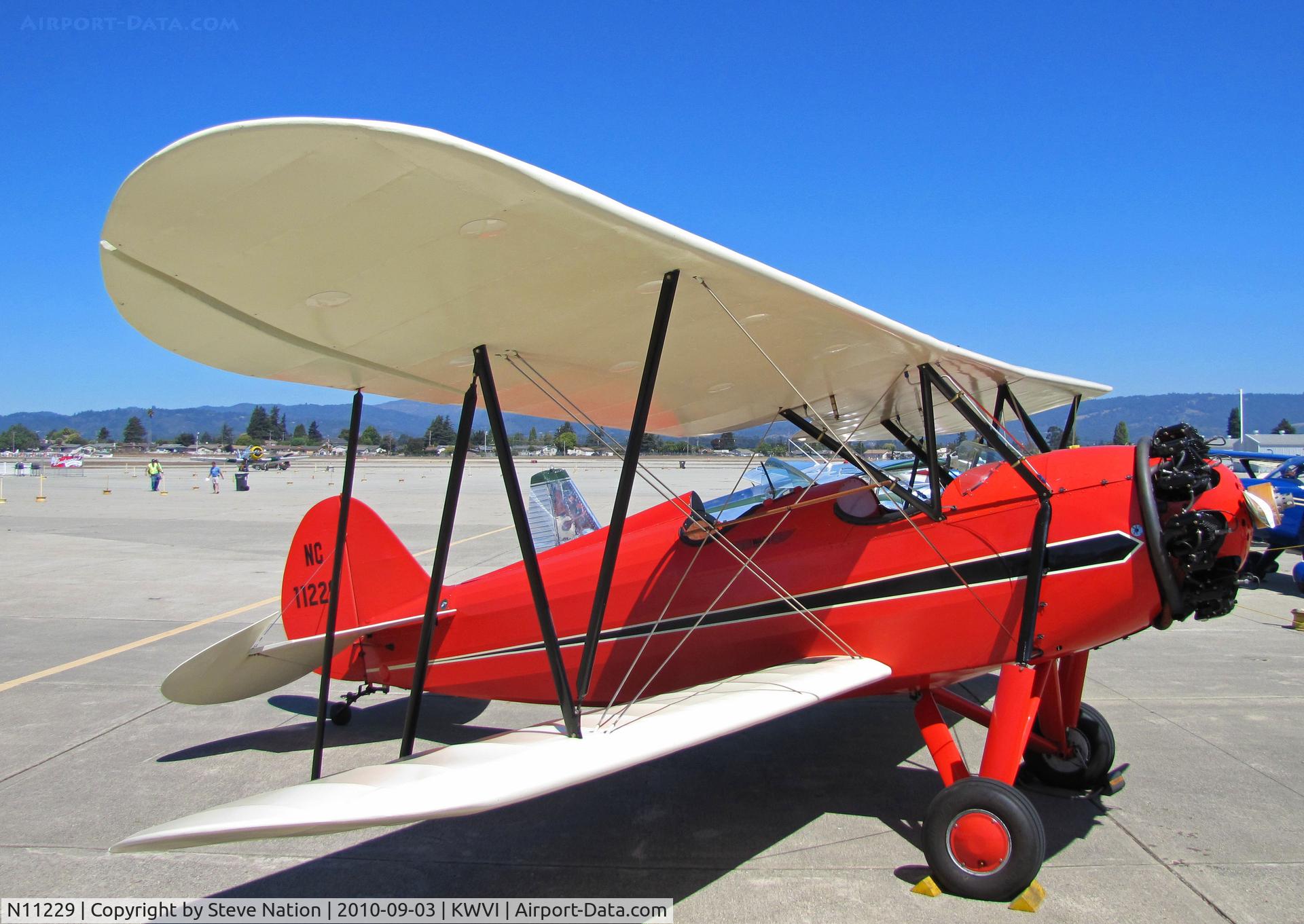N11229, Waco RNF C/N 3456, Waco RNF painted as NC11229 @ Watsonville Fly-In