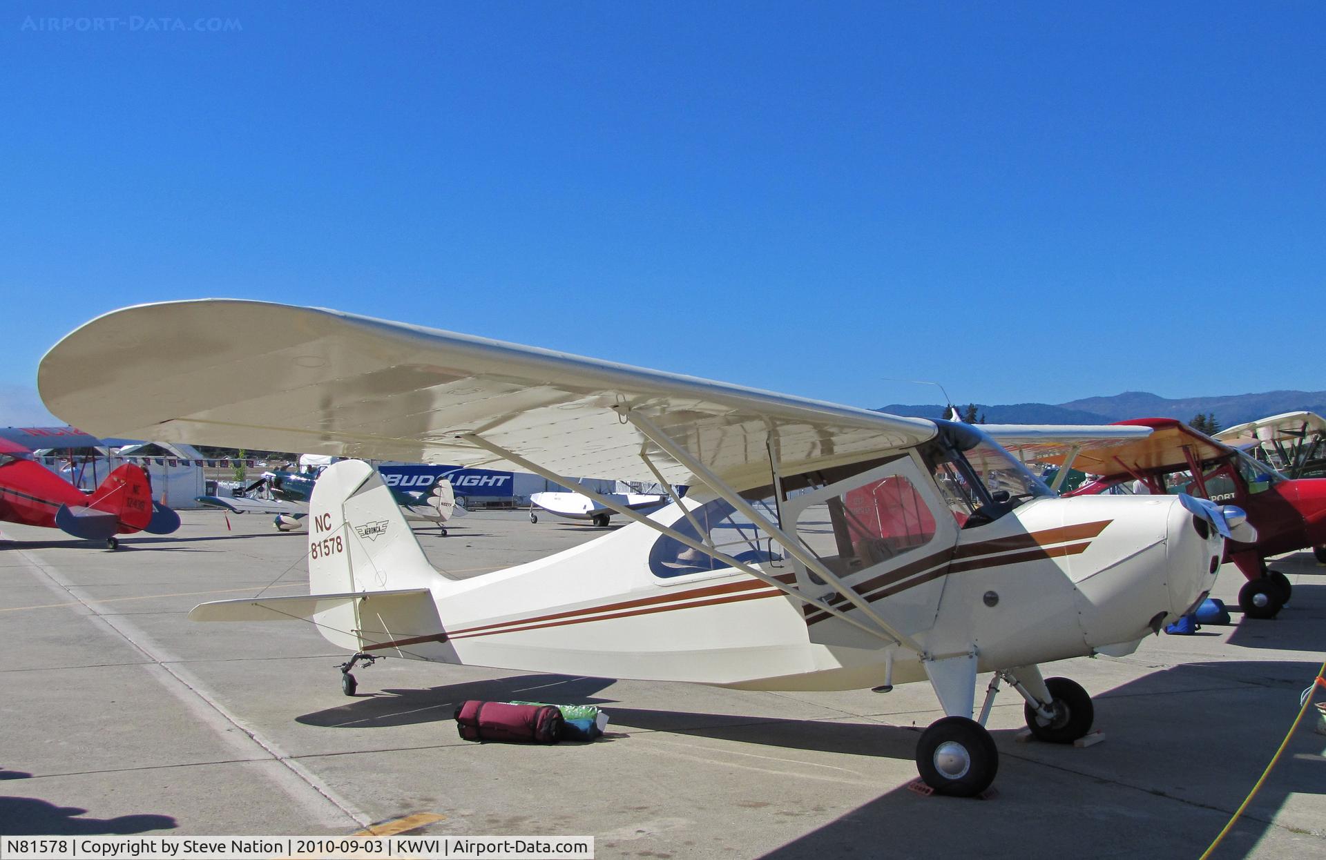 N81578, 1945 Aeronca 7BCM C/N 7AC-197, 1945 Aeronca 7BCM painted as NC81578 @ Watsonville Fly-In