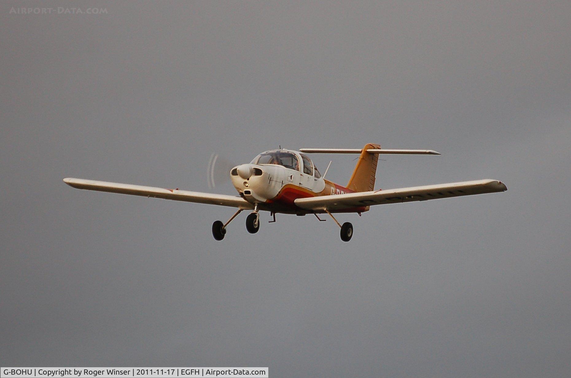 G-BOHU, 1980 Piper PA-38-112 Tomahawk Tomahawk C/N 38-80A0031, One of Cambrian Flying Club's Tomahawks.