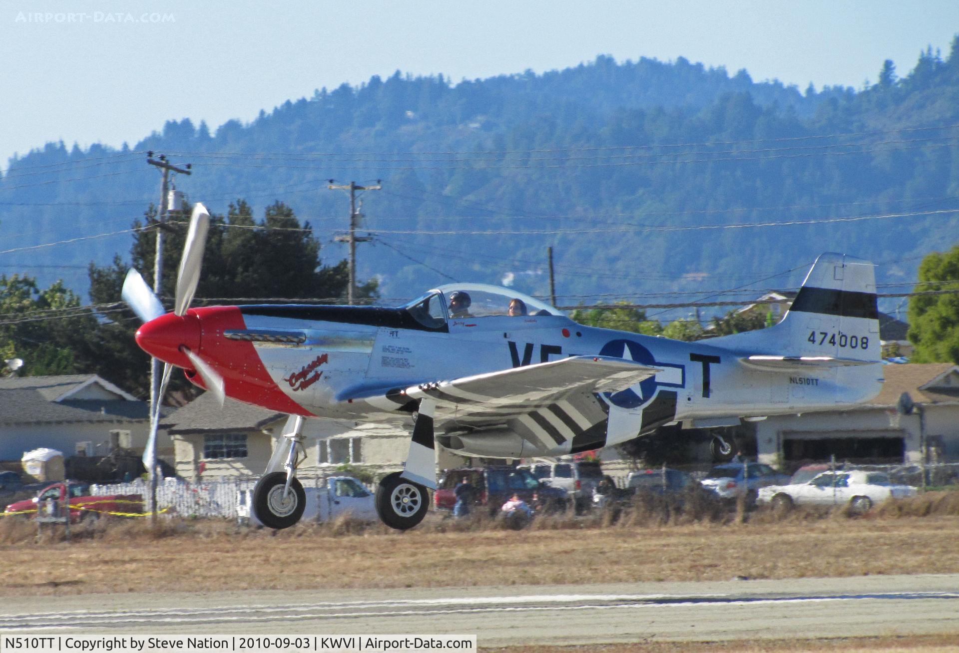 N510TT, 1944 North American F-51D Mustang C/N 44-74008, T & T Trucking (Lodi, CA) 1944 North American P-51D painted as NL510TT 44-74008 