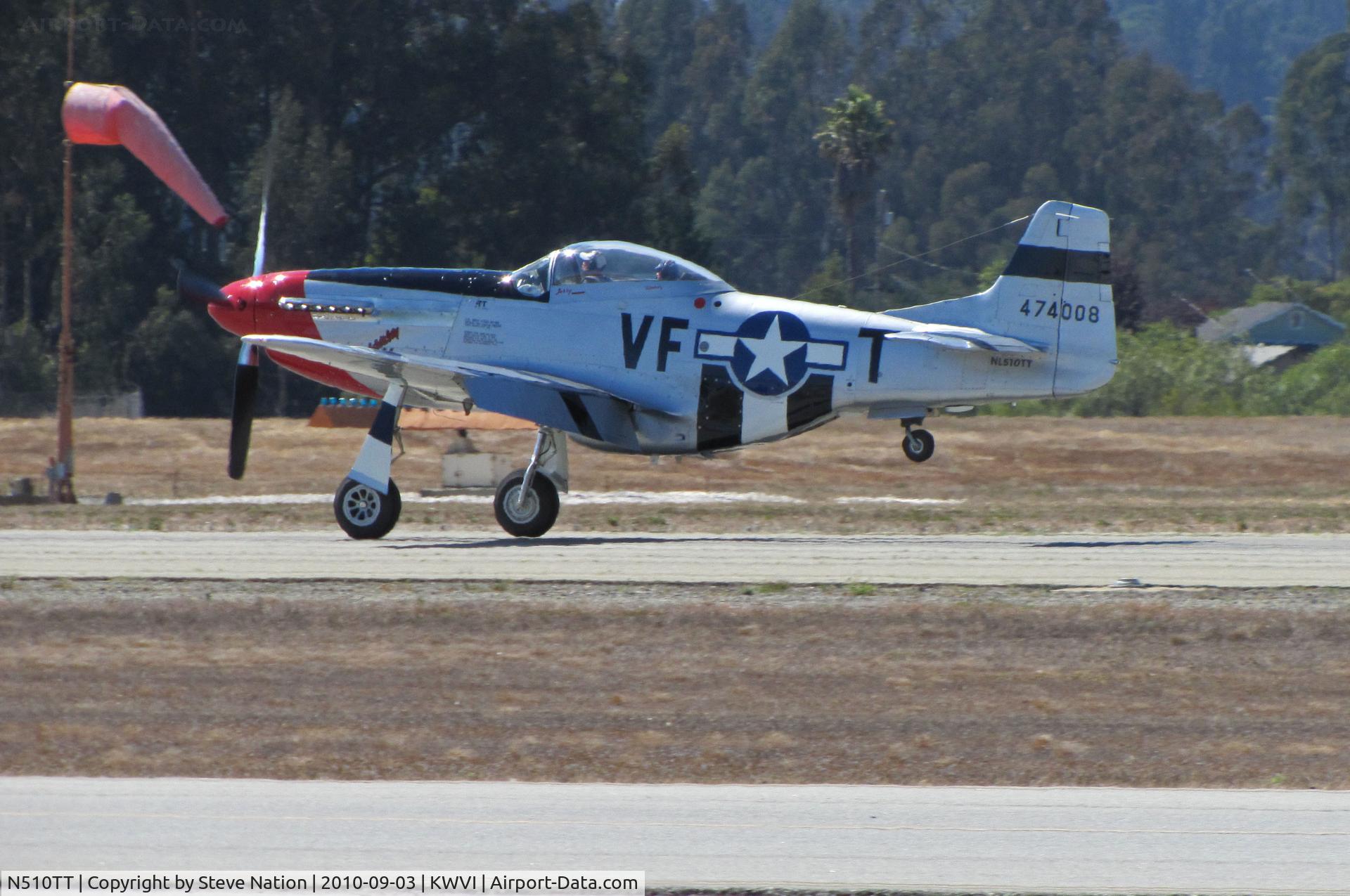 N510TT, 1944 North American F-51D Mustang C/N 44-74008, T & T Trucking (Lodi, CA) 1944 North American P-51D painted as NL510TT 44-74008 