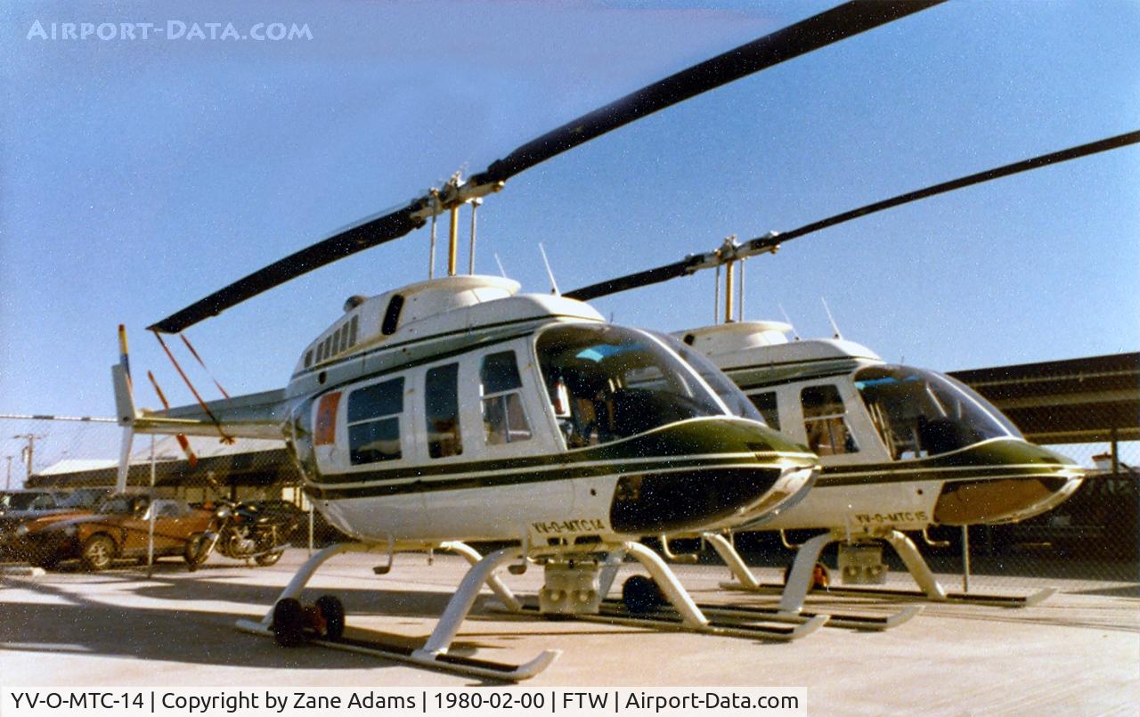 YV-O-MTC-14, 1980 Bell 206L-1 LongRanger II C/N 45434, Two Bell 206's at Mecham Field ready for export to Venezuela.Tthey are marked YV-O-MTC15 and YV-O-MTC14