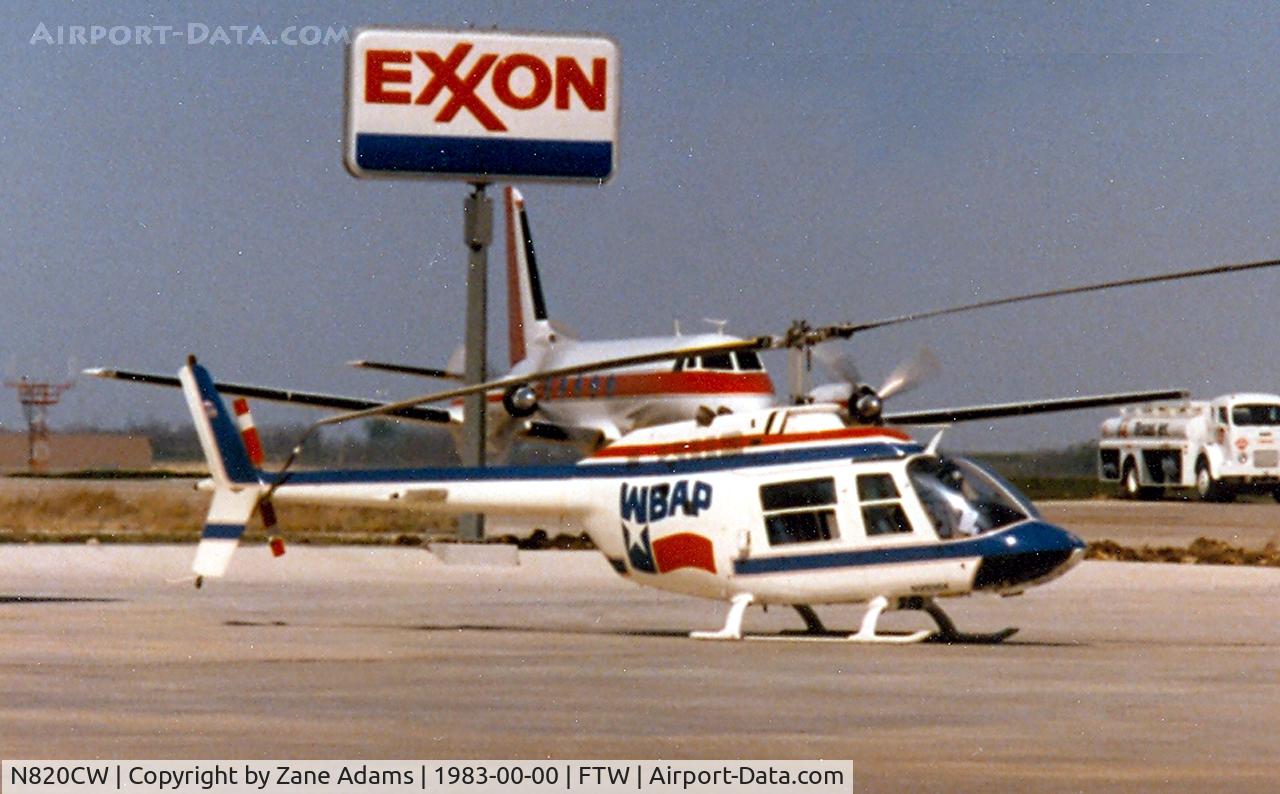 N820CW, Bell 206B C/N 2948, WBAP Radio Fort Worth/Dallas