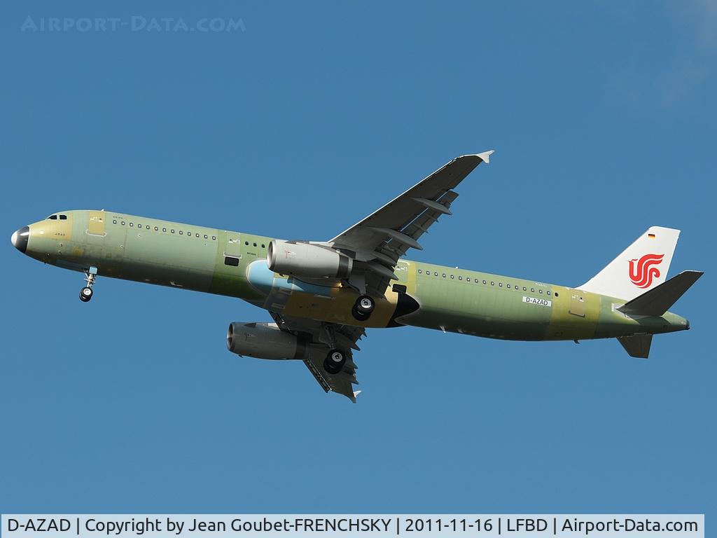 D-AZAD, 2011 Airbus A321-232 C/N 4949, landing 23