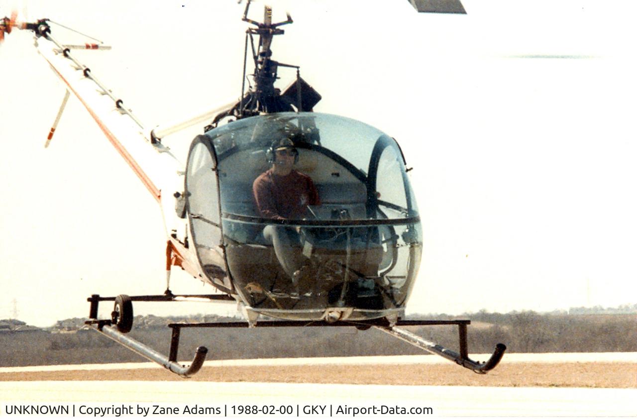 UNKNOWN, Helicopters Various C/N unknown, Hiller H-23 at Arlington Municipal