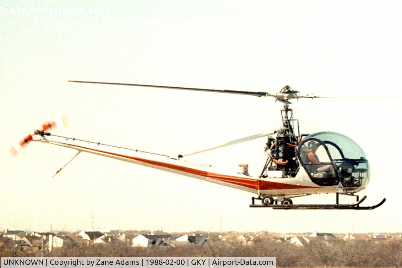 UNKNOWN, Helicopters Various C/N unknown, Hiller H-23 at Arlington Municipal
