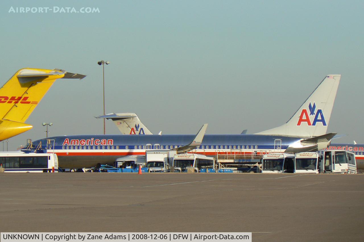 UNKNOWN, Airliners Various C/N Unknown, American Airlines 737 at DFW