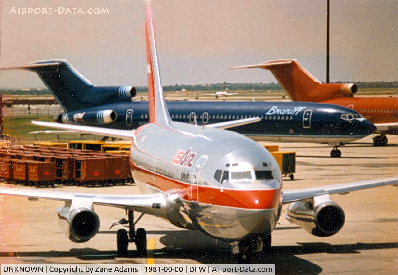 UNKNOWN, Boeing 737 C/N Unknown, US Air 737 at DFW