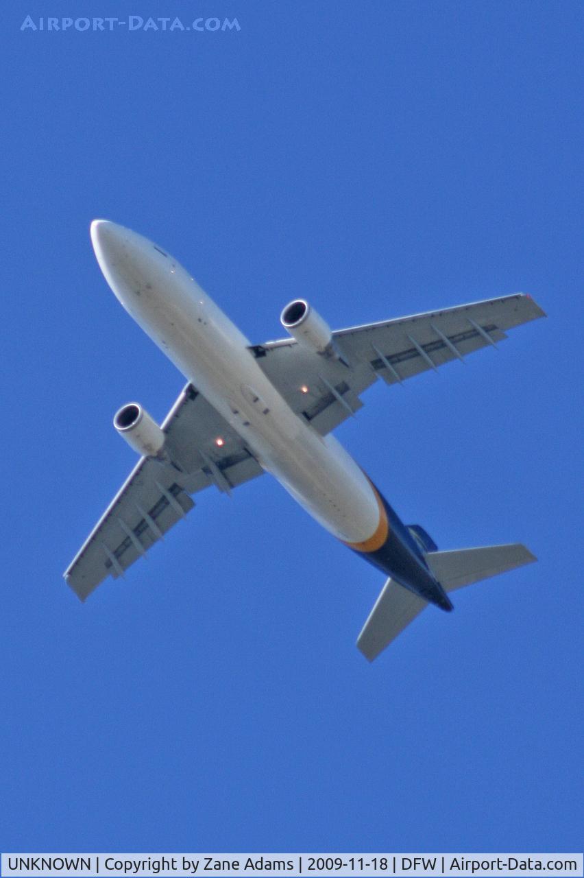 UNKNOWN, Airliners Various C/N Unknown, Unidentified UPS photographed over Northwest Regional Airport on approach to DFW airport - Texas