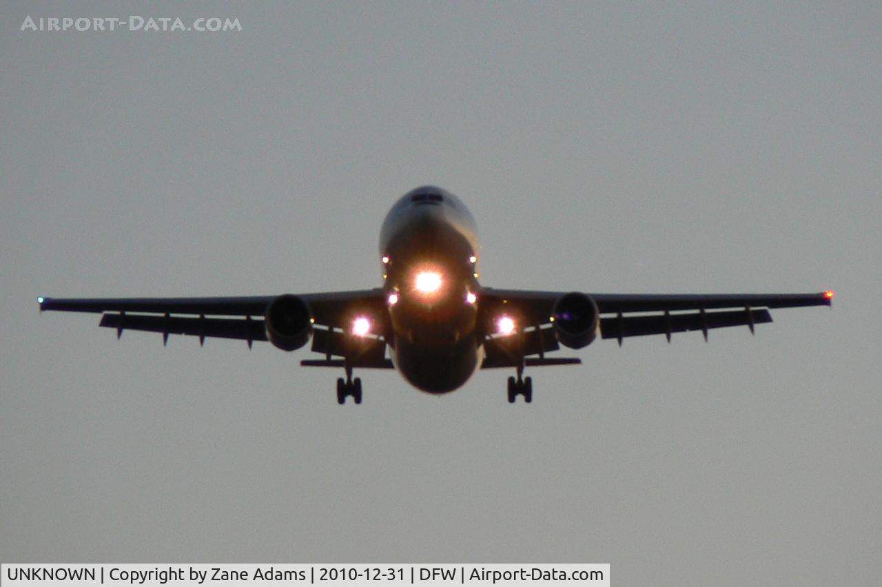 UNKNOWN, Airliners Various C/N Unknown, UPS Airbus on short final for 34L at DFW Airport