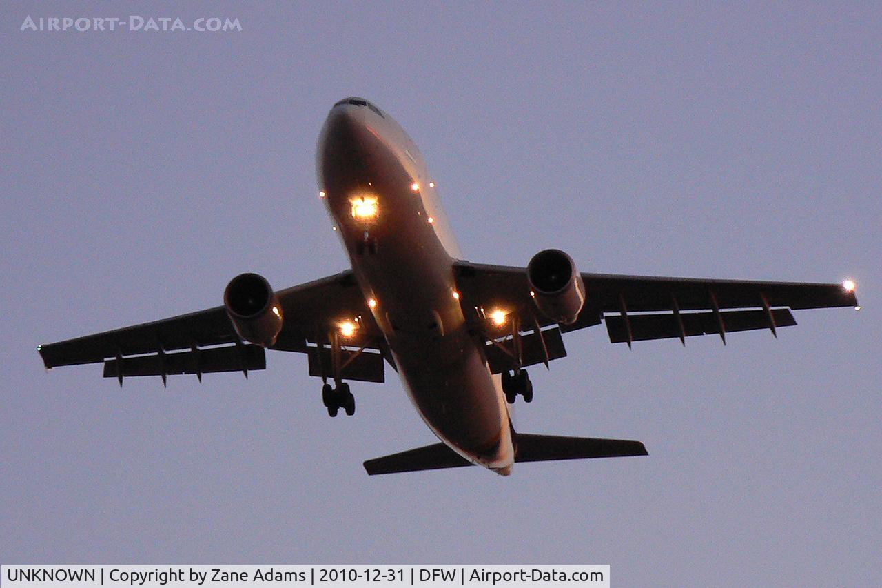UNKNOWN, Airliners Various C/N Unknown, UPS Airbus on short final for 34L at DFW Airport