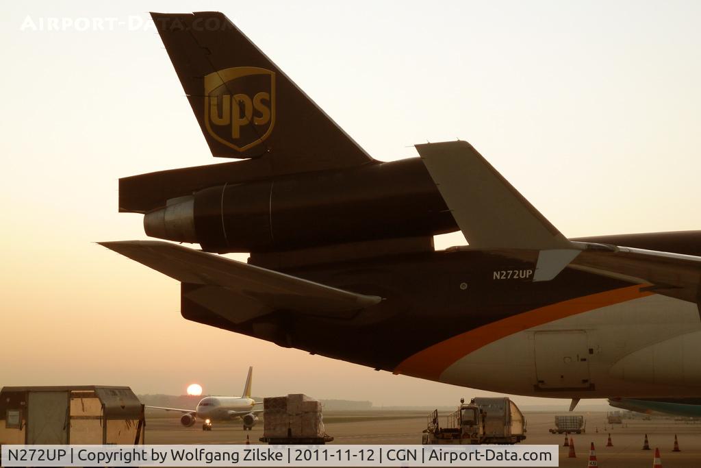 N272UP, 1993 McDonnell Douglas MD-11 C/N 48571, Sunrise @CGN with MD11 tail