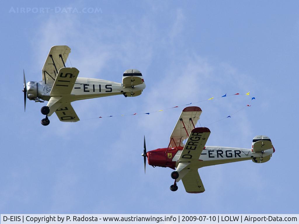 D-EIIS, 1937 Bucker Bu-133C Jungmeister C/N 1013, Formation Bücker Jungmann & Jungmeister