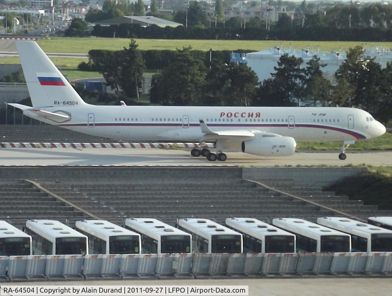 RA-64504, 2002 Tupolev Tu-214 C/N 41203004, Definitely the day's special visitor.