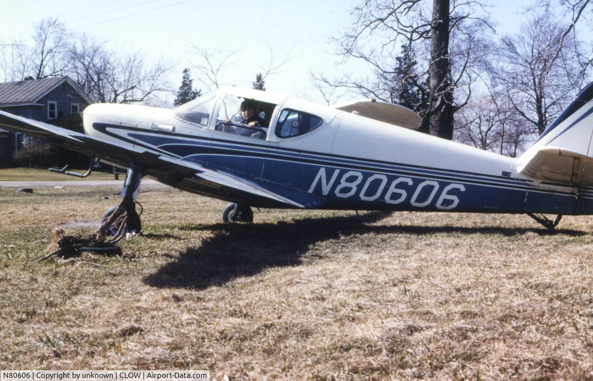 N80606, 1946 Globe GC-1B Swift C/N 1011, Clow International Airport about 1970. Owned by Leroy H. Gutzmer, my father