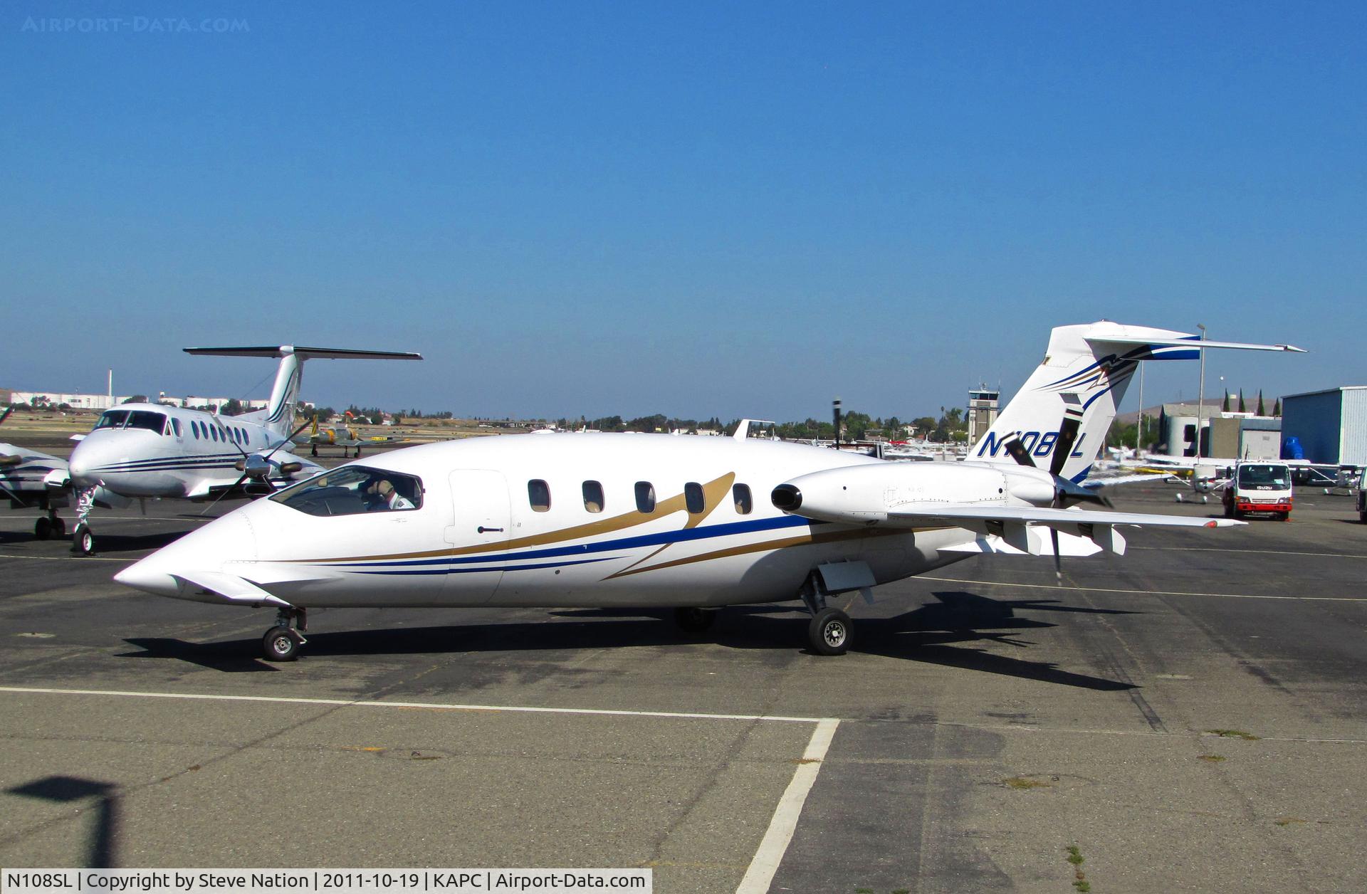 N108SL, 2005 Piaggio P-180 C/N 1108, Avantair (Clearwater, FL) 2005 Piaggio P.180 Avanti taxxing for takeoff from Concord, CA to Jackson Hole, WY