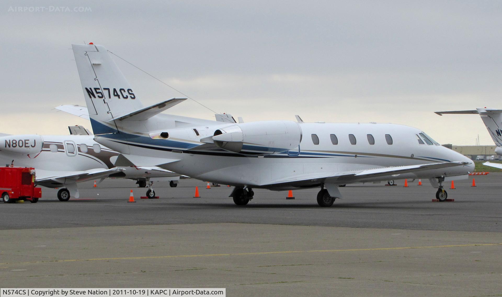 N574CS, Cessna 560XL C/N 560-5705, Citation Sales Shares (Greenwich, CT) 2007 Cessna 560XL at Napa, CA