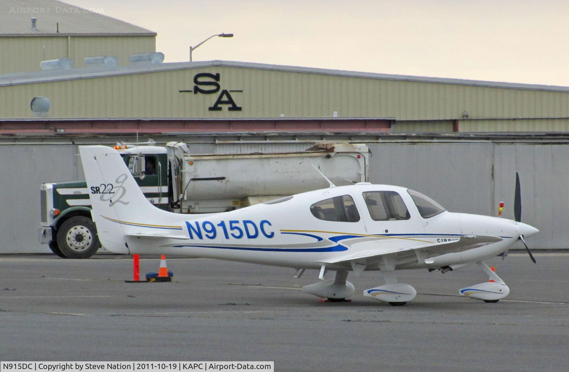 N915DC, 2004 Cirrus SR22 C/N 1093, 2004 Cirrus Design SR22 visiting from San Diego area @ Napa, CA