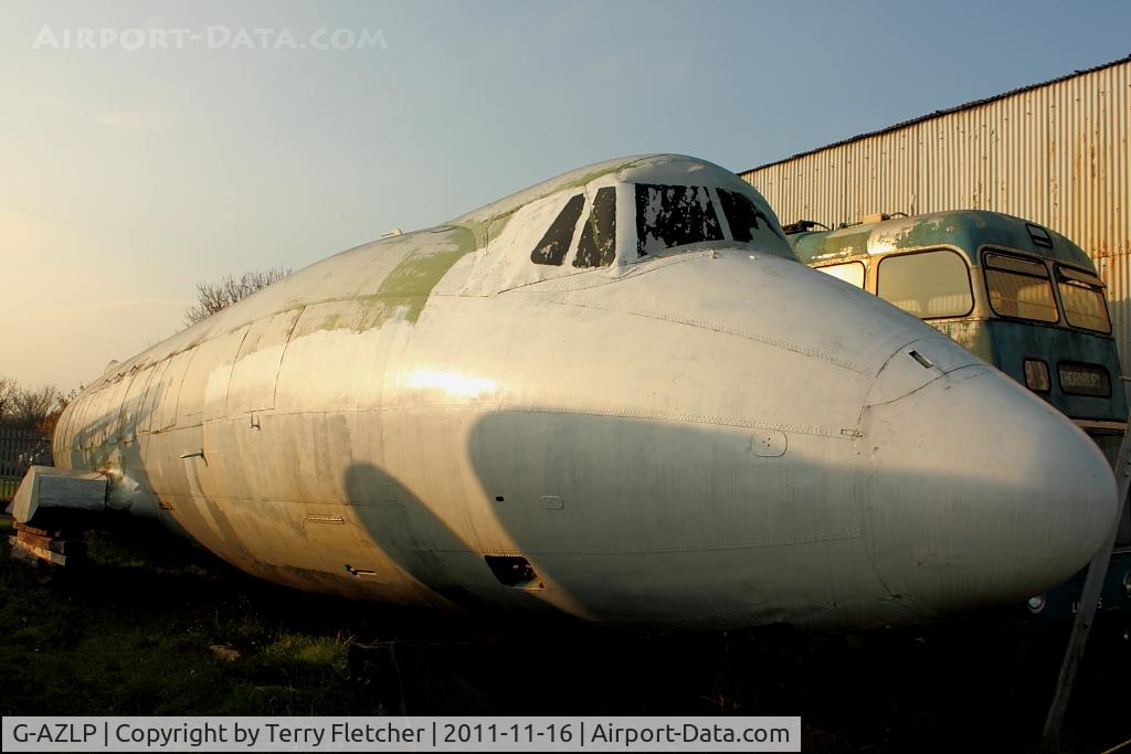 G-AZLP, 1958 Vickers Viscount 813 C/N 346, Fuselage at North East Air Museum at Washington , UK