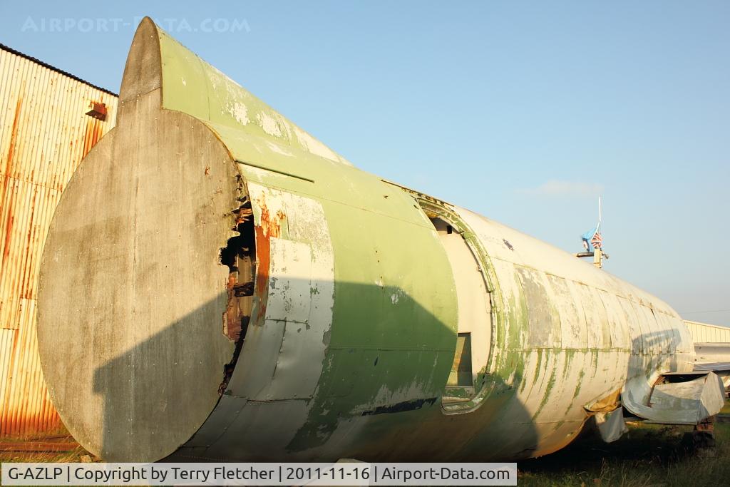 G-AZLP, 1958 Vickers Viscount 813 C/N 346, Fuselage at North East Air Museum at Washington , UK