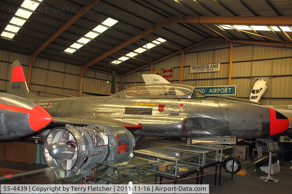 55-4439, 1956 Lockheed T-33A Shooting Star C/N 580-9883, at North East Air Museum at Washington , UK