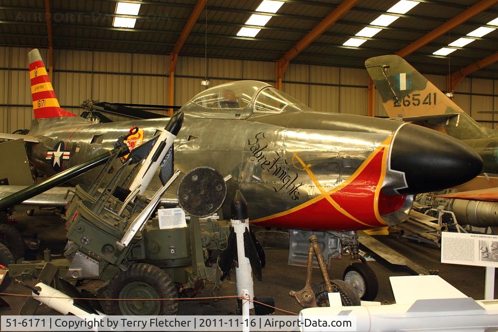 51-6171, 1953 North American F-86D Sabre C/N 173-315, at North East Air Museum at Washington , UK