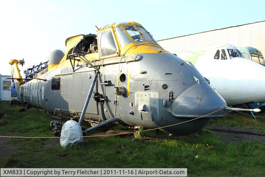 XM833, 1961 Westland Wessex HAS.3 C/N WA14, at North East Air Museum at Washington , UK