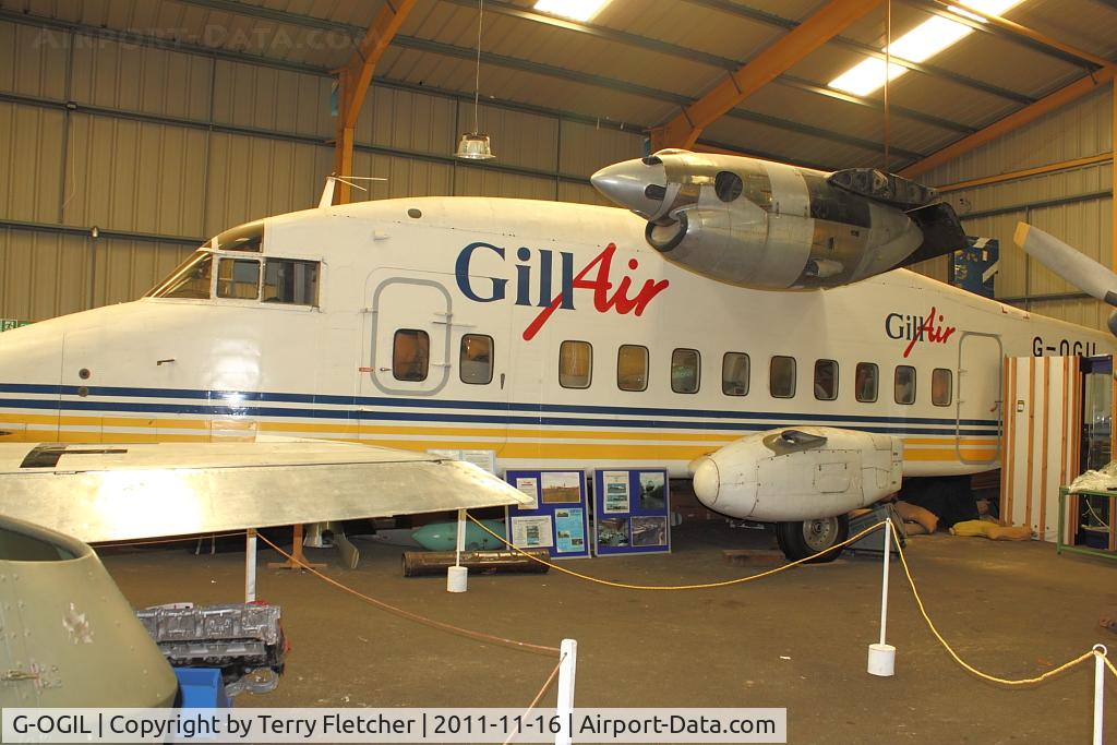 G-OGIL, 1981 Short 330-100 C/N SH.3068, at North East Air Museum at Washington , UK