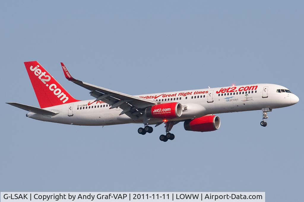 G-LSAK, 1996 Boeing 757-23N C/N 27973, Jet2 757-200