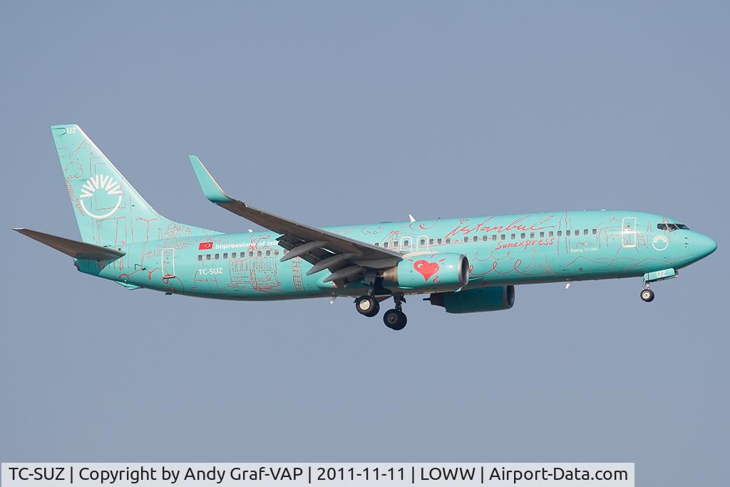 TC-SUZ, 2008 Boeing 737-8HX C/N 29649, Sunexpress 737-800