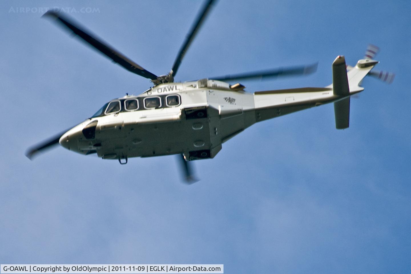 G-OAWL, 2011 AgustaWestland AW-139 C/N 31353, On approach - Owner James Dyson