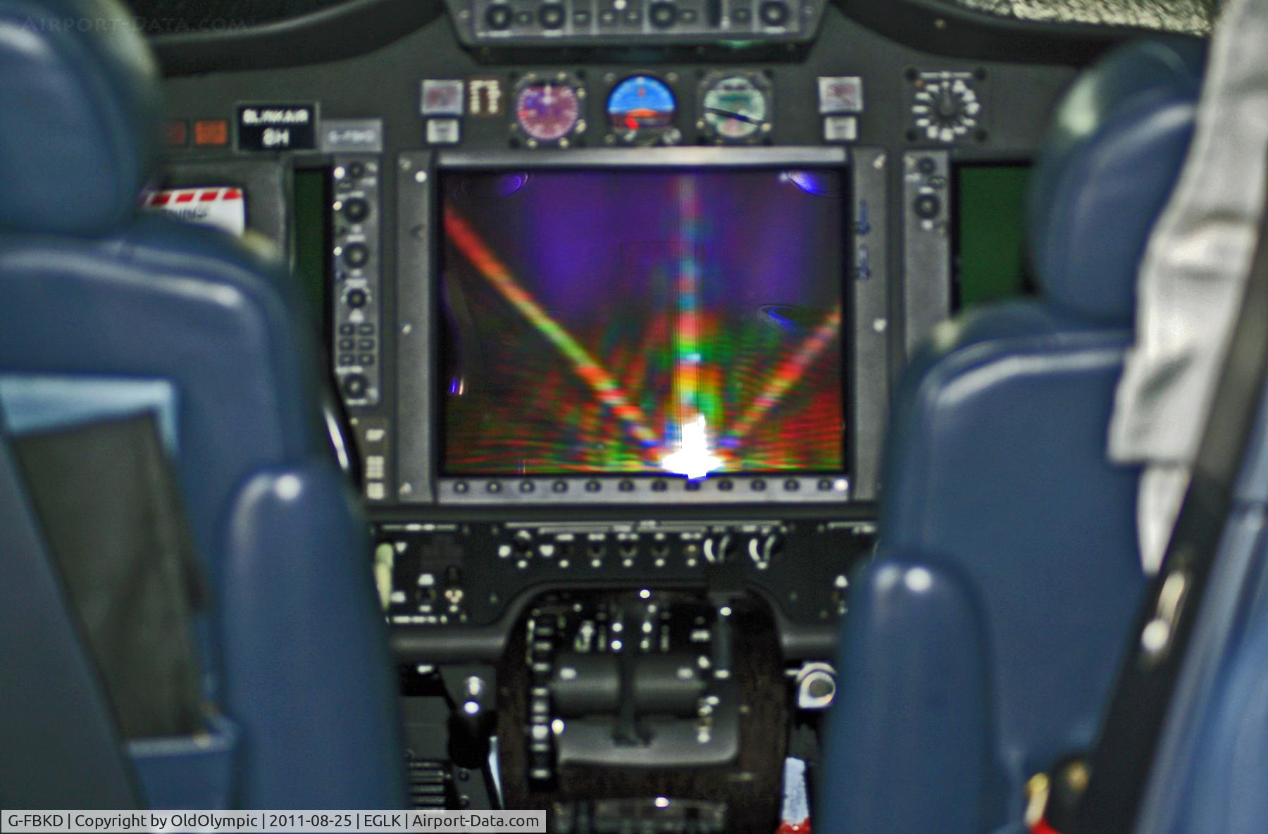 G-FBKD, 2010 Cessna 510 Citation Mustang Citation Mustang C/N 510-0346, Cockpit display