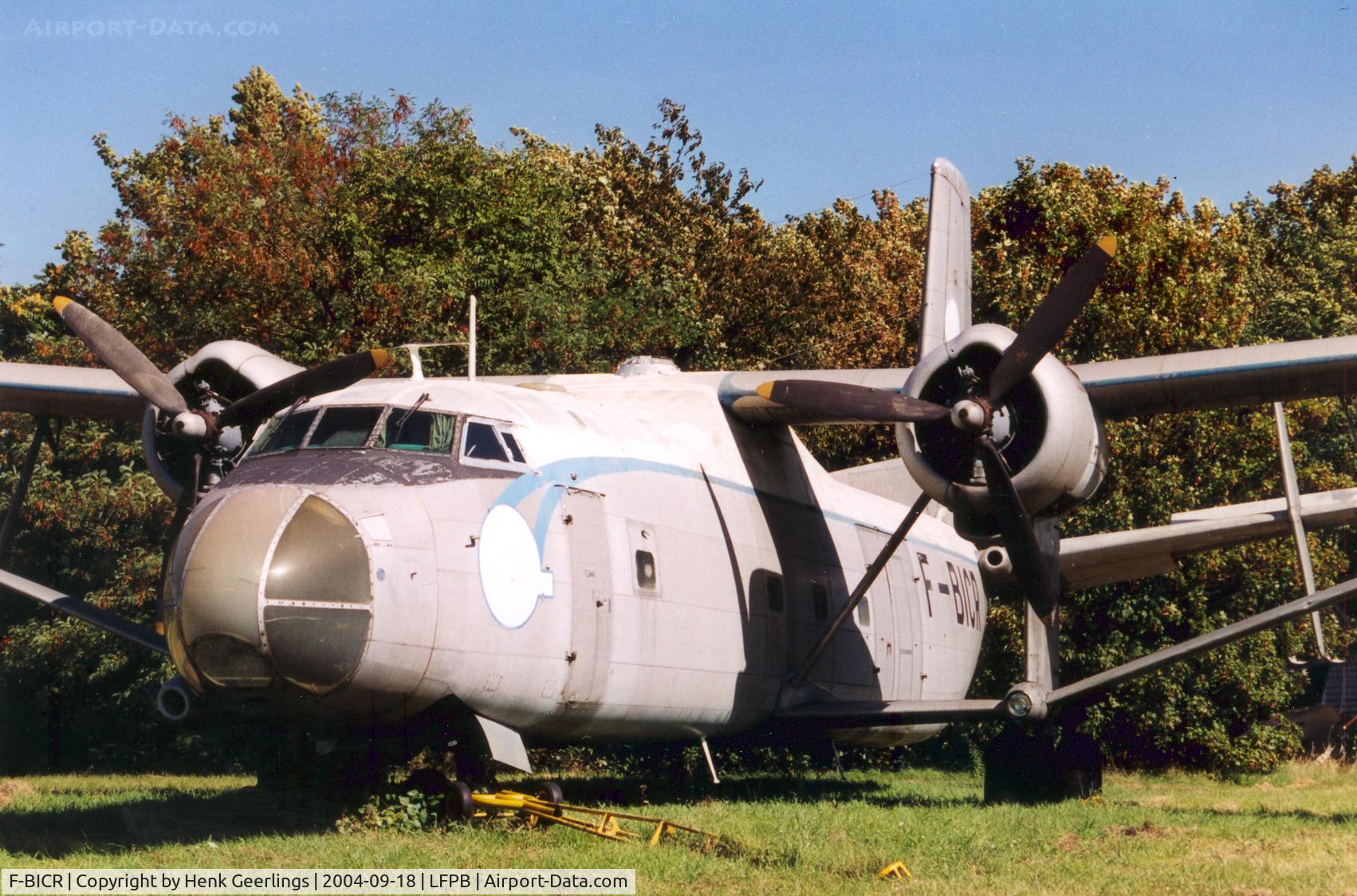 F-BICR, Hurel Dubois HD-34 C/N 4, Aviation Museum at Le Bourget . Section at Dungy