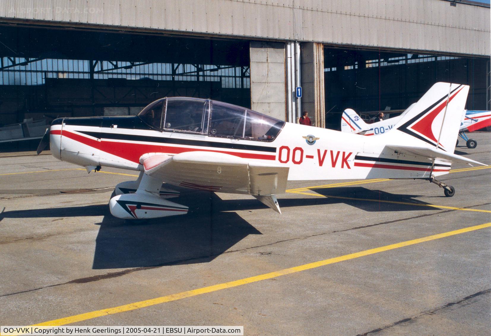 OO-VVK, Jodel D-40R Abeille C/N 503, Aeroclub des Ardennes , St Hubert , Belgium