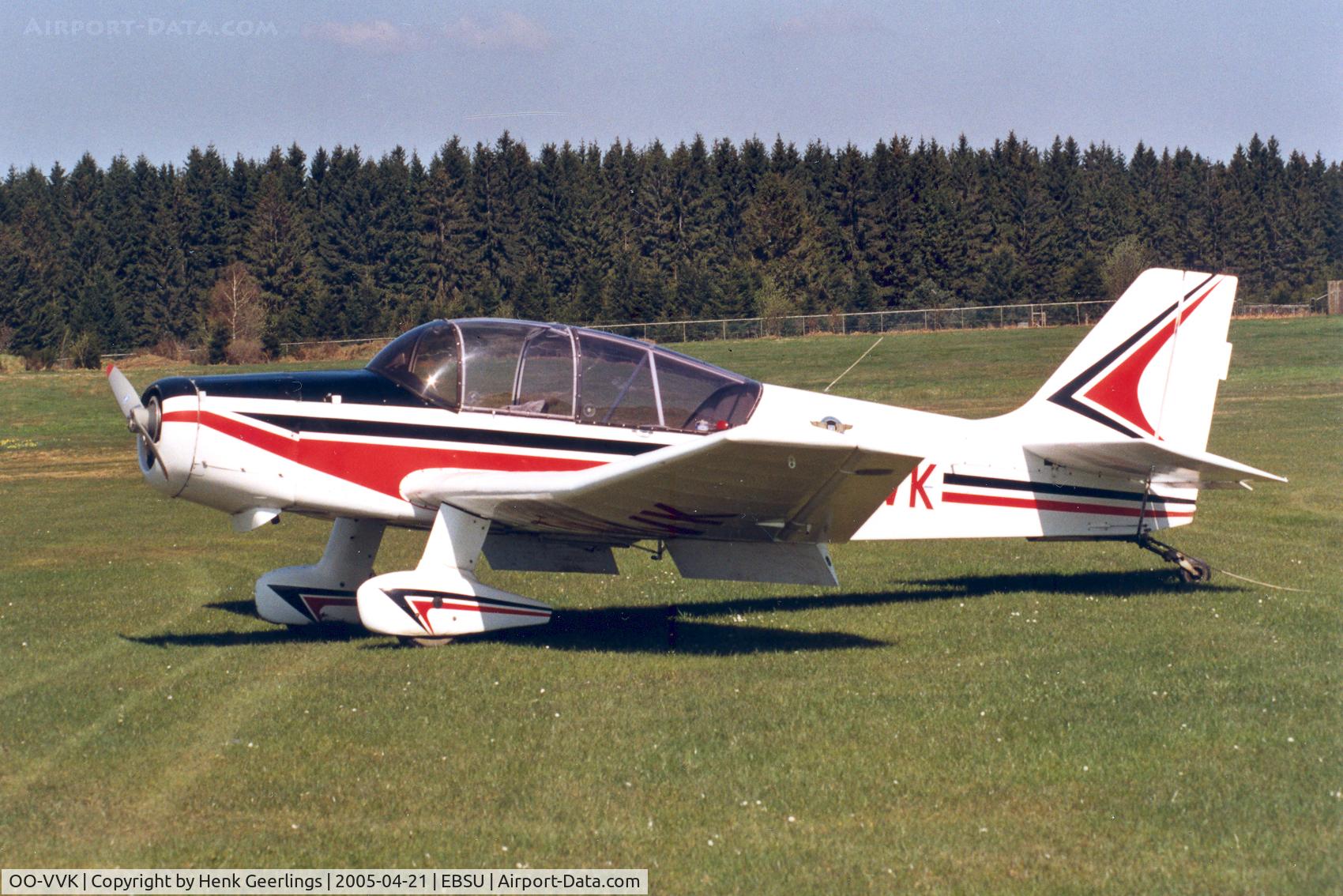 OO-VVK, Jodel D-40R Abeille C/N 503, Aeroclub des Ardennes