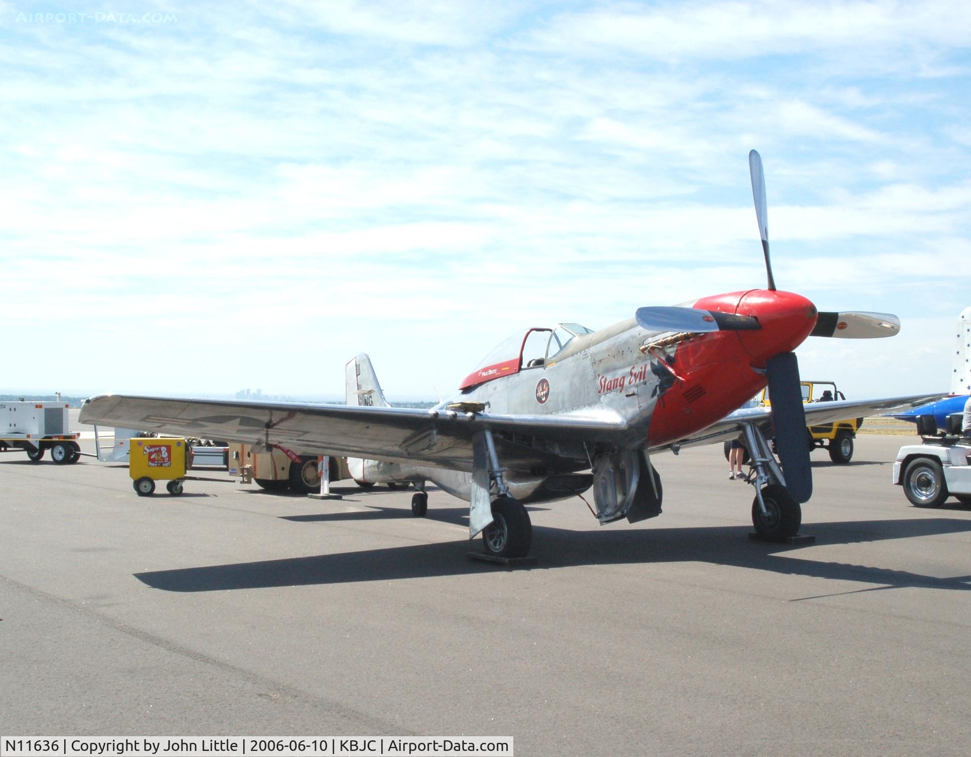 N11636, 1945 North American P-51D Mustang C/N 45-11636N, P-51 Mustang