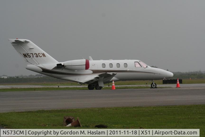 N573CM, 1999 Cessna 525 CitationJet CJ1 C/N 525-0352, @ Homestead General, Nascar Weekend 2011