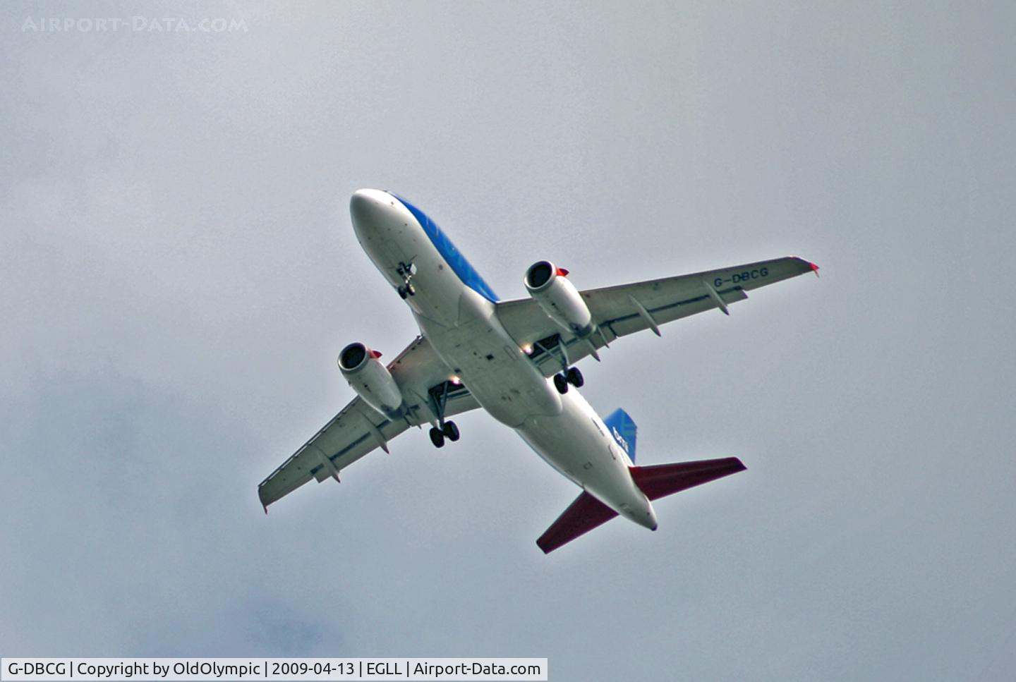 G-DBCG, 2005 Airbus A319-131 C/N 2694, Over Kew Gardens