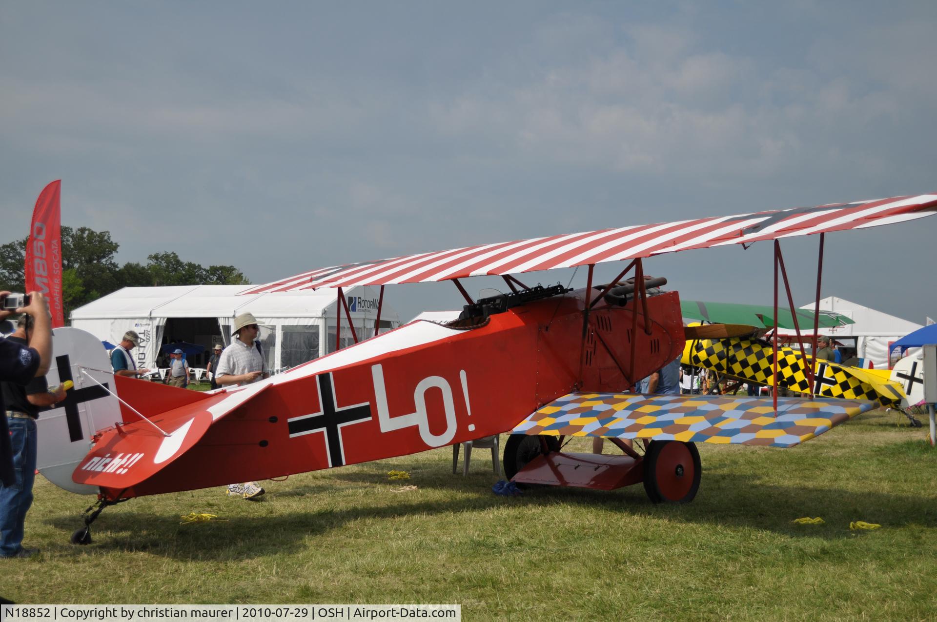 N18852, 1979 Fokker D-VII Replica C/N 20, -
