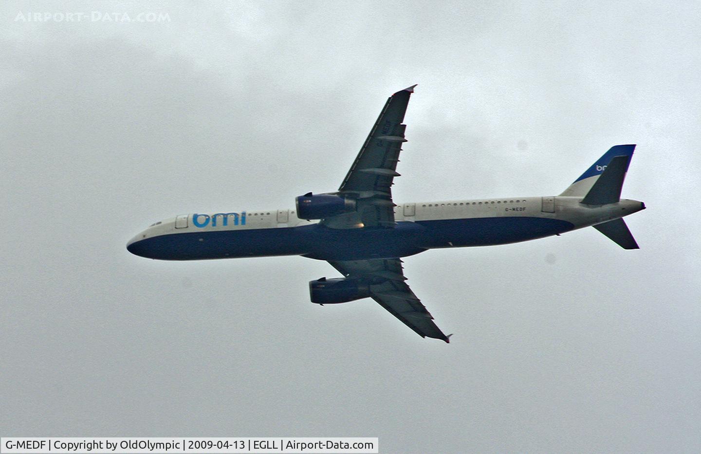 G-MEDF, 2002 Airbus A321-231 C/N 1690, Over Kew Gardens