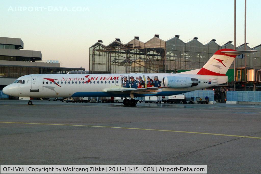 OE-LVM, 1991 Fokker F100 (F-28-0100) C/N 11361, visitor