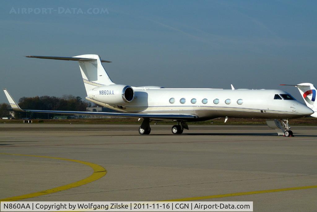 N860AA, 2005 Gulfstream Aerospace GV-SP (G550) C/N 5079, visitor
