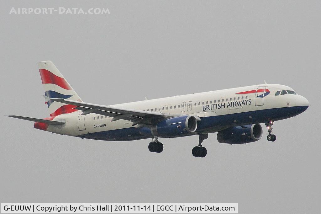 G-EUUW, 2008 Airbus A320-232 C/N 3499, British Airways