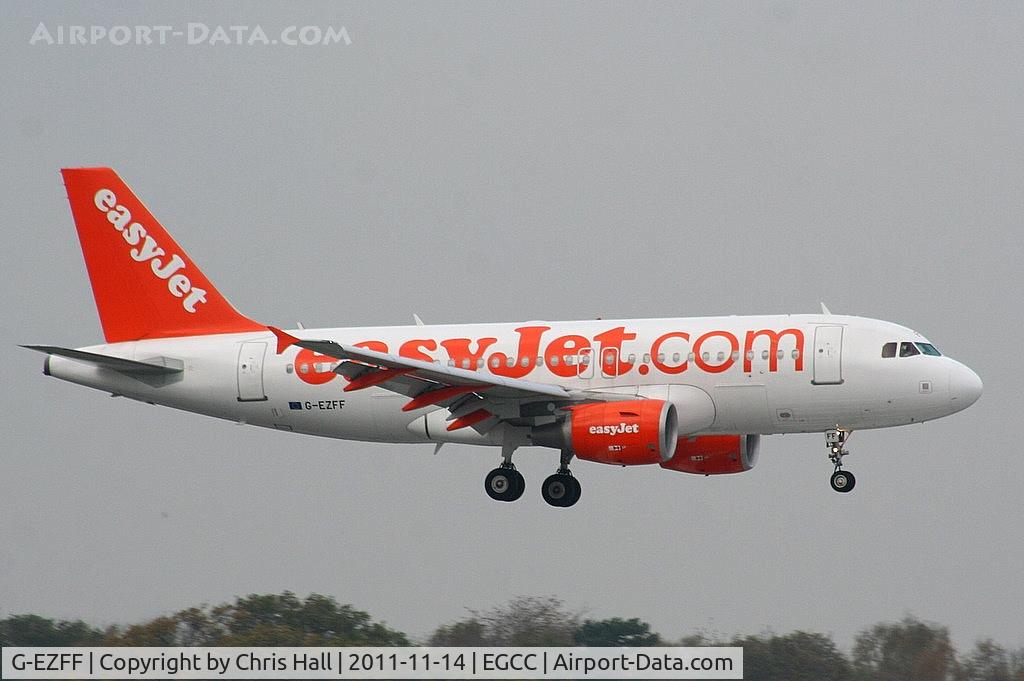G-EZFF, 2009 Airbus A319-111 C/N 3844, easyJet