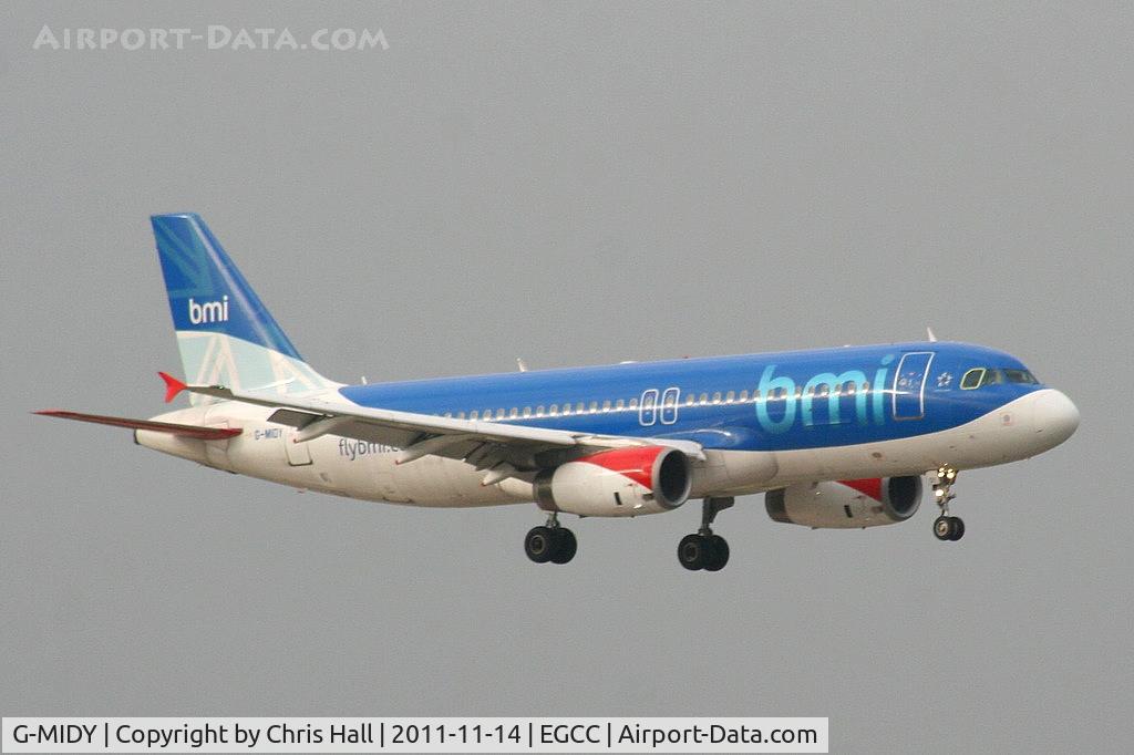G-MIDY, 1999 Airbus A320-232 C/N 1014, BMI - British Midland