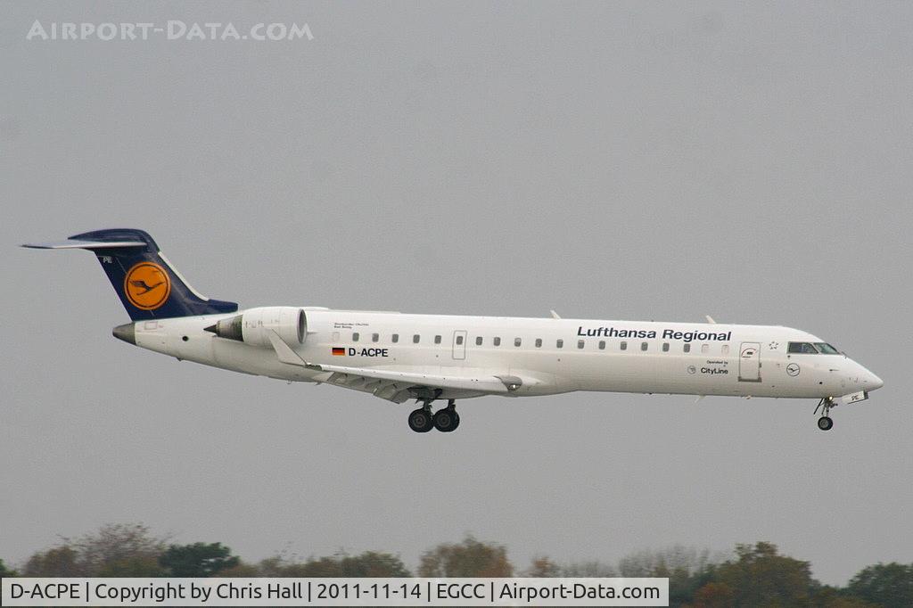 D-ACPE, 2001 Bombardier CRJ-701ER (CL-600-2C10) Regional Jet C/N 10027, Lufthansa CityLine