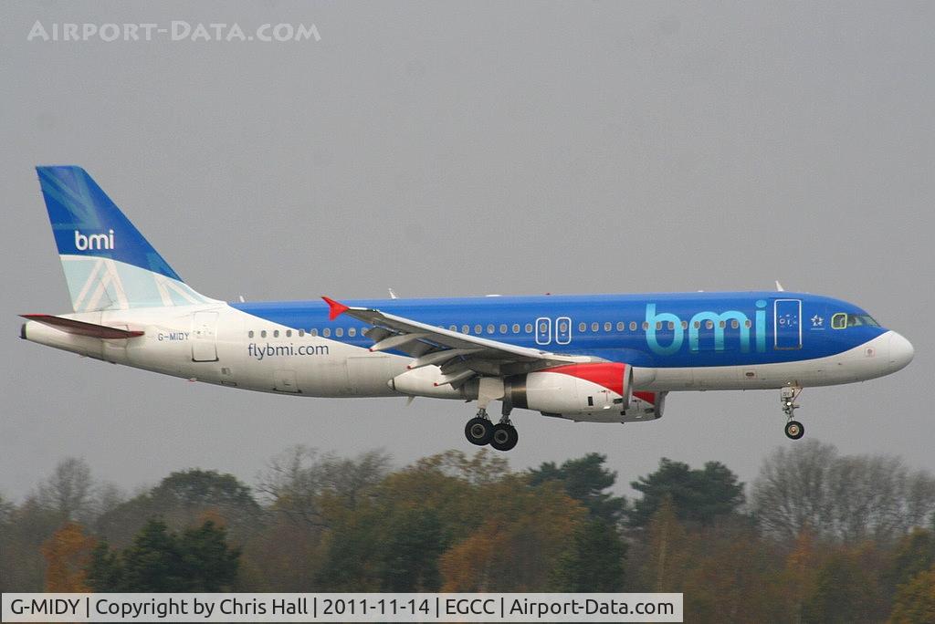 G-MIDY, 1999 Airbus A320-232 C/N 1014, BMI - British Midland