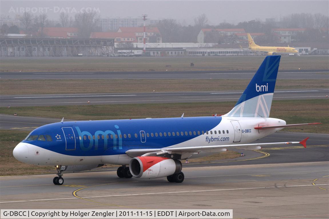 G-DBCC, 2004 Airbus A319-131 C/N 2194, From England straight to TXL.