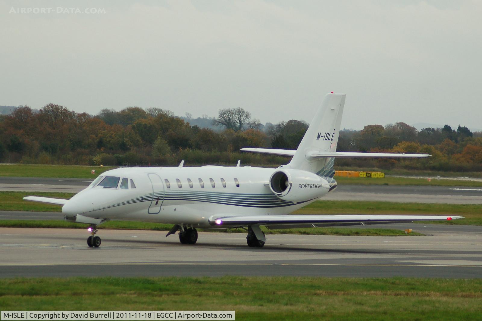 M-ISLE, 2009 Cessna 680 Citation Sovereign C/N 680-0265, M-ISLE Cessna 680 Citation Sovereign - Manchester Airport